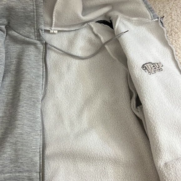 Yesstyle: Iduna - Contrast Trim Zip Hoodie - Picture 7 of 7